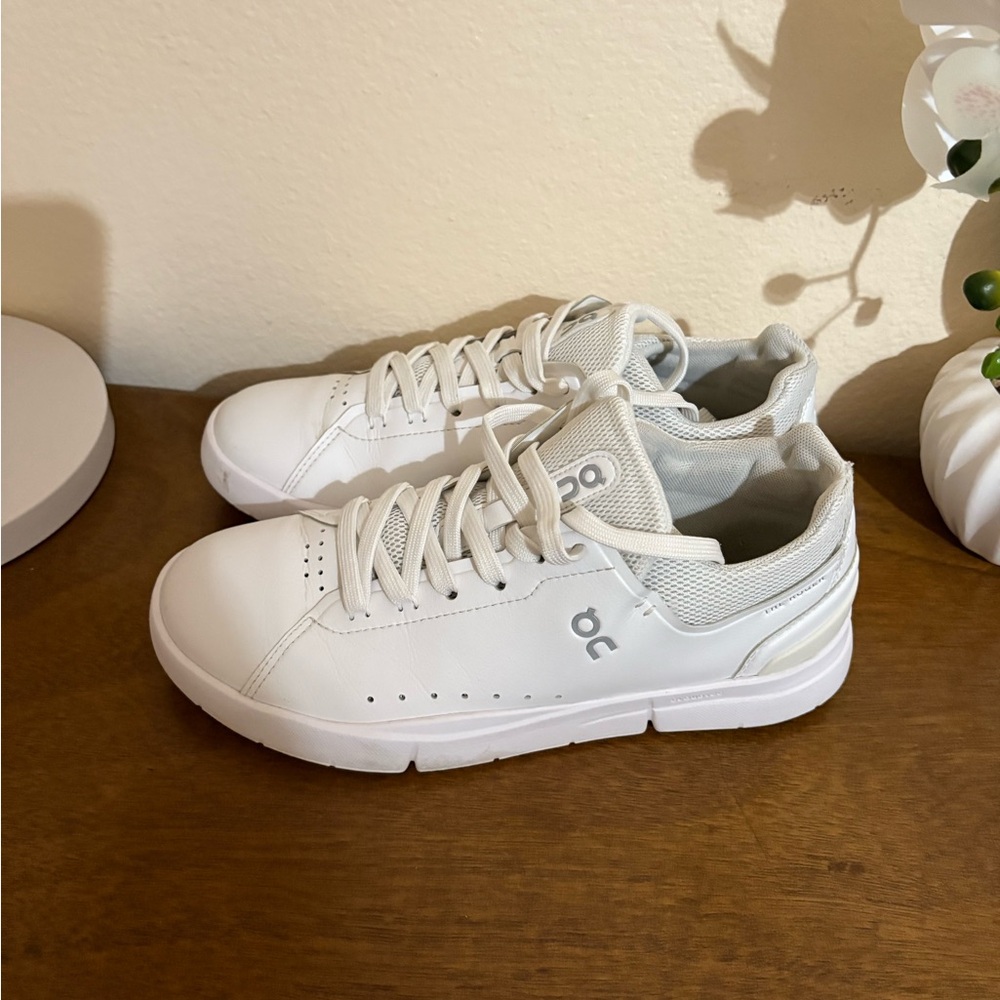 On Running White Athletic Shoes